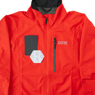GORE-TEX Fabric Patches 2.5" Hex and 4" Rectangle - Tenacious Tape Black