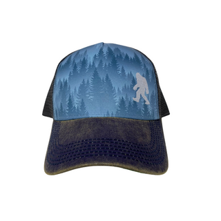 Sasquatch Embroidered Trucker Hat - Forest