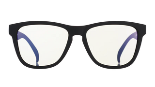 Medium Black Fram blue light glasses. Blue light protection to avoid eye strain while you're doomscrolling