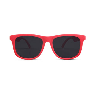 • Polarized, UV-protective lenses for maximum sun safety
• Flexible, kid-tough frames built to last
• Adjustable stay-on strap keeps sunglasses securely in place
• Available in a range of bold, trendy colors to suit every personality