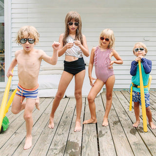 Features:
• Polarized, UV-protective lenses for maximum sun safety
• Flexible, kid-tough frames built to last
• Adjustable stay-on strap keeps sunglasses securely in place
• Available in a range of bold, trendy colors to suit every personality
