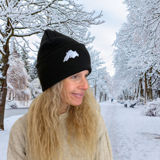 Lake Superior Embroidered Knit Beanie