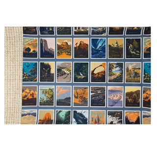 Brighten up your favorite sleep space with a beautiful, soft pillowcase.  This pillowcase is a perfect gift for the National Parks enthusiast in your life.  Standard Size measures 30" x 20" One pillowcase Washing Instructions: Machine Wash Cold/Tumble Dry Low Product designed and sewn by AdventureUs in Northern Wisconsin  Materials: 100% cotton Riley Blake Designs™ National Parks Badges fabric