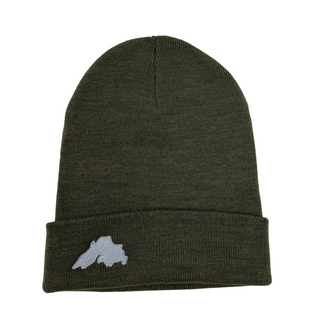 Lake Superior Embroidered Knit Beanie