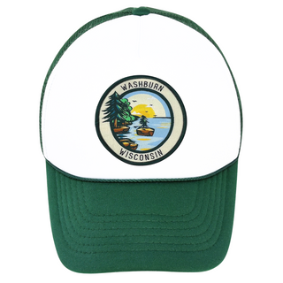 Washburn Wisconsin Patch Trucker Hat