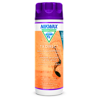 Wash-in waterproofing for rain and snow clothing. This waterproofer will make your wet weather clothes repel water like when they were new.  Great for adding water repellency to all hardshell clothing with water repellent finishes including GoreTex® and eVent®.  Revives breathability and restores water repellency. Easy machine and hand washing instructions on package. Eco-friendly garment and gear care