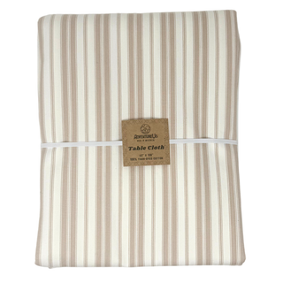 Premium Material – Woven from high-quality yarn-dyed cotton for a rich, classic look
Generously Sized – Measures 60" x 108" to fit 8' tables with room to drape
Durable & Reusable – Built to withstand everyday use, from family dinners to outdoor picnics
Machine Washable – Easy care: machine wash and tumble dry