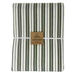 Premium Material – Woven from high-quality yarn-dyed cotton for a rich, classic look
Generously Sized – Measures 60" x 108" to fit 8' tables with room to drape
Durable & Reusable – Built to withstand everyday use, from family dinners to outdoor picnics