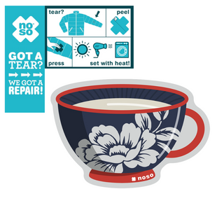 Tea Cup - Stick On NOSO Patch