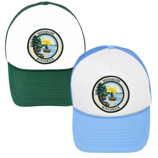 Washburn Wisconsin Patch Trucker Hat