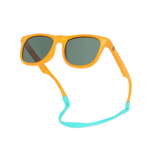 Features:
• Polarized, UV-protective lenses for maximum sun safety
• Flexible, kid-tough frames built to last
• Adjustable stay-on strap keeps sunglasses securely in place
• Available in a range of bold, trendy colors to suit every personality
