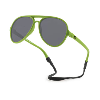 Features:
• Polarized, UV-protective lenses for maximum sun safety
• Flexible, kid-tough frames built to last
• Adjustable stay-on strap keeps sunglasses securely in place
• Available in a range of bold, trendy colors to suit every personality
