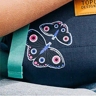 Two Butterfly Noso Patches - Keep your gear going in style with these amazing no sew stick-on patches!