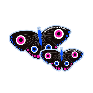 Two Butterfly Noso Patches - Keep your gear going in style with these amazing no sew stick-on patches!
