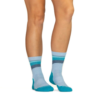 Fox River Backcountry lightweight hiking socks in neutral tones, featuring reinforced heel and toe, ribbed arch support, and breathable mesh panels—ideal for outdoor adventures.