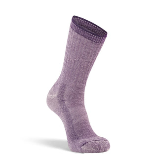 Fox River hiking socks, featuring reinforced heel and toe, ribbed arch support, and breathable mesh panels—ideal for outdoor adventures. Made in the United States