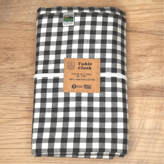 This classic plaid tablecloth adds charm to any picnic, boat or cabin life. Add matching flannel Picnic Napkins for the perfect setting for your outdoor fun.
