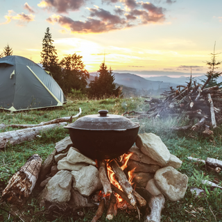 Mix up the fireside fun with this creative outdoor cookbook!