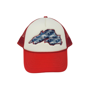 Lake Superior Waves Trucker Hat