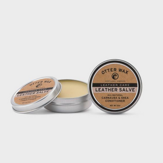 Leather Salve Conditioner restores suppleness, luster, and shine to dehydrated leather and helps protect from future damage.