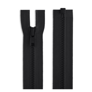 Jacket Zipper - 27" #5 Plastic Vislon Black