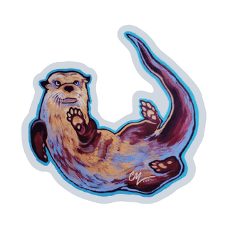 Mr Whiskers - Otter - Stick On NOSO Patch