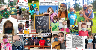 AdventureUs' comfort designed face masks are made right in Northern Wisconsin with our community in mind.  With over 8,000 made, AdventureUs has you covered.