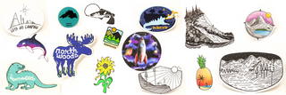 Decorate your world with these awesome, durable vinyl stickers!