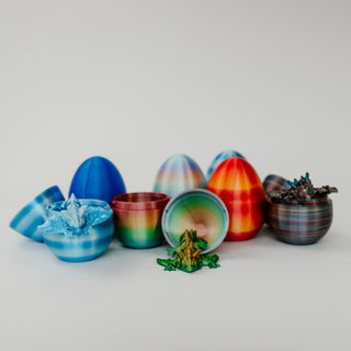 Small 3D Printed Mystery Dragon Egg Sets – Assorted 6-Pack