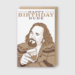 Happy Birthday Dude: 5.33x 3.45