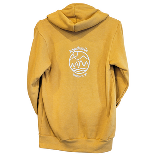 Cairns Stacked Stones Sweatshirt - Zip Up Hoodie - Mustard - AdventureUs