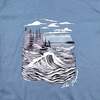 Crashing Waves Lake Superior T-shirt