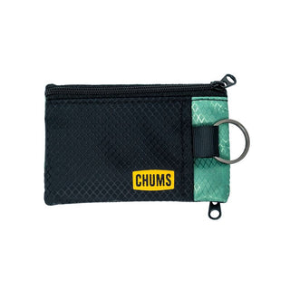 The perfect adventure wallet Made from lightweight, durable ripstop material Two zippered pockets ID window Key ring attachment Includes RFID-blocking card Dimenions: 3" x 4.5"