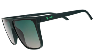 Forget incognito mode, deep green dares to get noticed in these fashionable, oversized flat-top sunglasses with green gradient lenses.

These amazing shades are the real deal. Super-stylish &amp; perfect for all your adventures!&nbsp; Be the envy of your friends this summer season!&nbsp;

Great sunglasses for kids (~7 years &amp; up) and adults.

POLARIZED: Glare reducing, polarized lenses with UV400 protection against UVA/UVB rays
NO Slip: Special grip coating eliminates slippage while sweating
