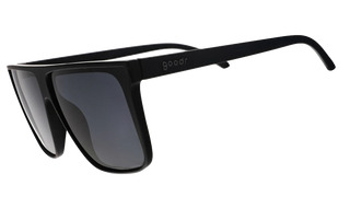 &nbsp;Black wide-fit, oversized flat-top sunglasses with black non-reflective lenses.

These amazing shades are the real deal. Super-stylish &amp; perfect for all your adventures!&nbsp; Be the envy of your friends this summer season!&nbsp;

Great sunglasses for kids (~7 years &amp; up) and adults.

POLARIZED: Glare reducing, polarized lenses with UV400 protection against UVA/UVB rays
NO Slip: Special grip coating eliminates slippage while sweating
NO Bounce: 
