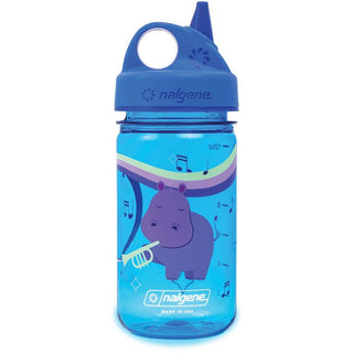 Nalgene 12oz Kids Grip-N-Gulp Sustain Bottle - 50% Recycled: Blue (w/ Cover)