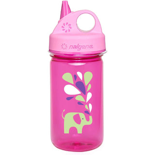 Nalgene 12oz Kids Grip-N-Gulp Sustain Bottle - 50% Recycled: Blue (w/ Cover)