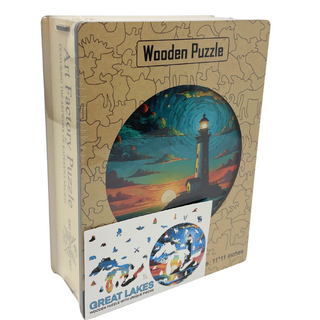 Wooden Puzzle - Great Lakes