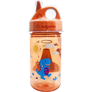 Nalgene 12oz Kids Grip-N-Gulp Sustain Bottle - 50% Recycled: Blue (w/ Cover)