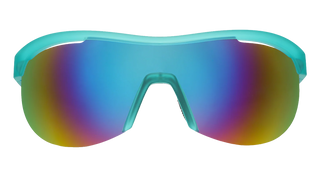 POLARIZED: Glare reducing, polarized lenses with UV400 protection against UVA/UVB rays
NO Slip: Special grip coating eliminates slippage while sweating
NO Bounce: Snug and lightweight frame with a comfortable fit to prevent bouncing during high-impact sports
Adjustable nose piece and a ventilated wrap lens for lightning-in-a-bottle athletes.