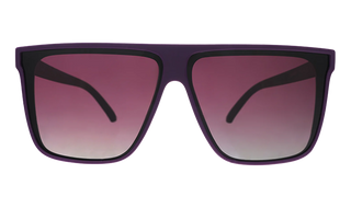 These sunnies are fashionable, oversized, dark purple flat-top sunglasses with deep purple gradient lenses.&nbsp;

These amazing shades are the real deal. Super-stylish &amp; perfect for all your adventures!&nbsp; Be the envy of your friends this summer season!&nbsp;