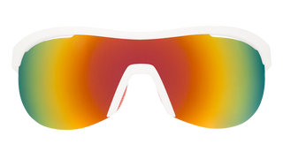 POLARIZED: Glare reducing, polarized lenses with UV400 protection against UVA/UVB rays
NO Slip: Special grip coating eliminates slippage while sweating
NO Bounce: Snug and lightweight frame with a comfortable fit to prevent bouncing during high-impact sports
Adjustable nose piece and a ventilated wrap lens for lightning-in-a-bottle athletes.
Goodr is also a Member of 1% for the Planet