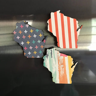 State Collection | Patterned Magnets: Wisconsin