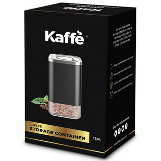 Kaffe Coffee Canister Storage Container Stainless Steel: 16oz