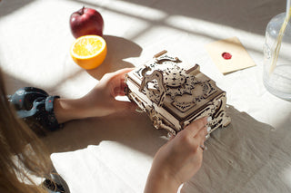UGears Antique Box -Wooden 3D Puzzles - DIY