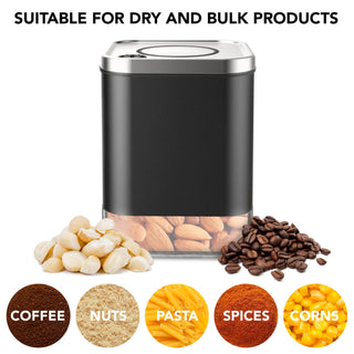 Kaffe Coffee Canister Storage Container Stainless Steel: 16oz