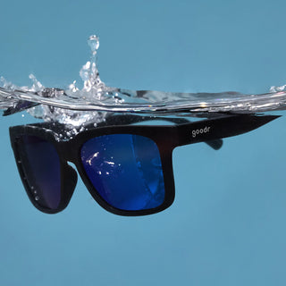 These floating sunglasses are the ultimate plus-one for pool parties and I'M ON A BOAT moments. Featuring light blue Tidal G frames and blue reflective water-repellent lenses, you'll look like a paddleboarding pro!
