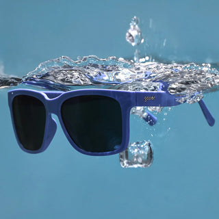 These floating sunglasses are the ultimate plus-one for pool parties and I'M ON A BOAT moments. Featuring light blue Tidal G frames and blue reflective water-repellent lenses, you'll look like a paddleboarding pro!
