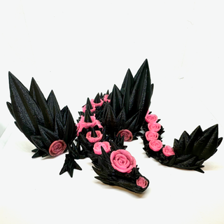 Medium 3D Printed Dragons with Wings – Assorted Colors