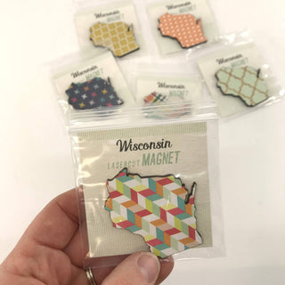 State Collection | Patterned Magnets: Wisconsin